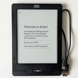 Kobo Touch N905 2GB eReader 6" eBook WiFi Black Tested